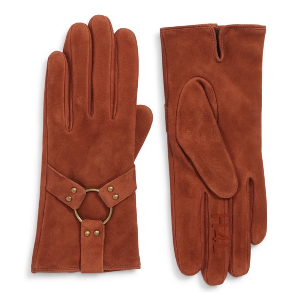 Frye Accessories - NWT Frye Suede Classic Frye O-Ring Harness Gloves